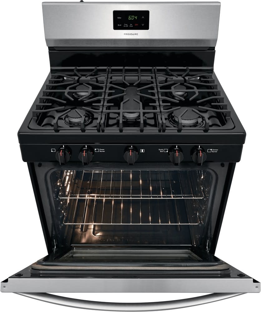 Frigidaire FCRG3052AS 30 Inch Freestanding Gas Range with 5 Sealed