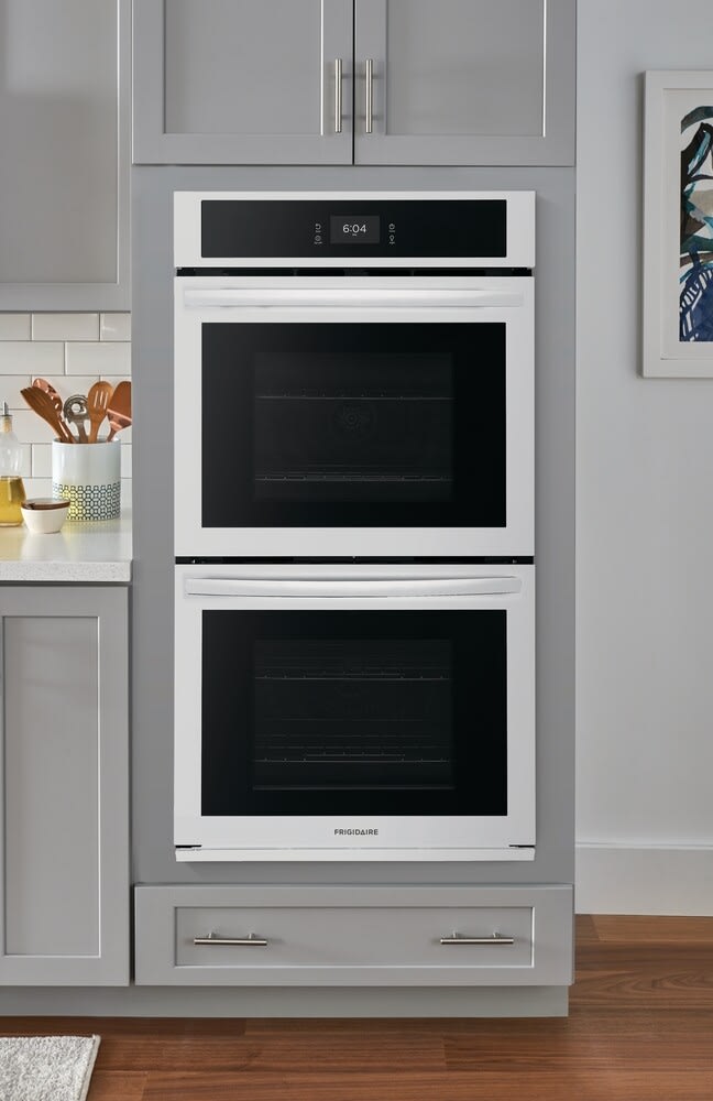 Frigidaire FCWD2727AW 27 Inch Double Convection Electric Wall Oven with