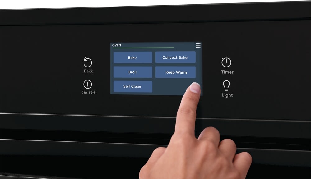 Frigidaire FCWS3027AB 30 Inch Single Convection Electric Wall Oven with 5.3 Cu. Ft. Capacity