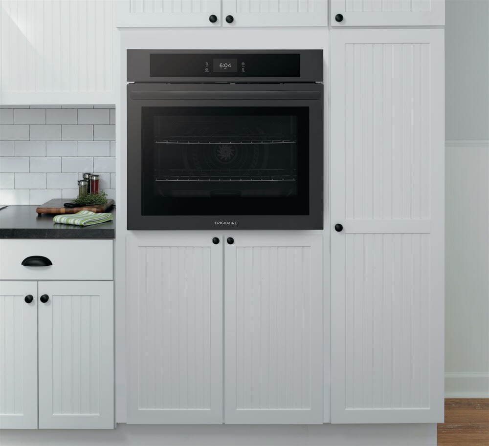 Frigidaire FCWS3027AB 30 Inch Single Convection Electric Wall Oven with 5.3 Cu. Ft. Capacity