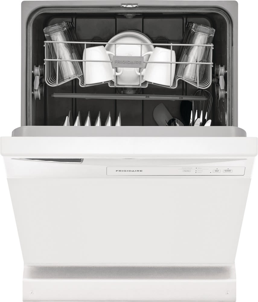 Frigidaire FDPC4314AS 24 Inch Full Console Dishwasher with 14 Place  Settings, 54 dBA, 4 Wash Cycles, PVC Coated Racks, MaxDry™, DishSense®  Sensor, and Energy Star®: Stainless Steel