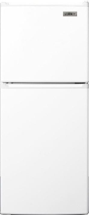 Summit FF71ES 19 Inch Top Freezer ENERGY STAR Refrigerator with ADA Compliant 46 Inch Height, 2 Adjustable Wire Shelves, Full Freezer Shelf, Clear Crisper and Reversible Doors: Recessed Handle