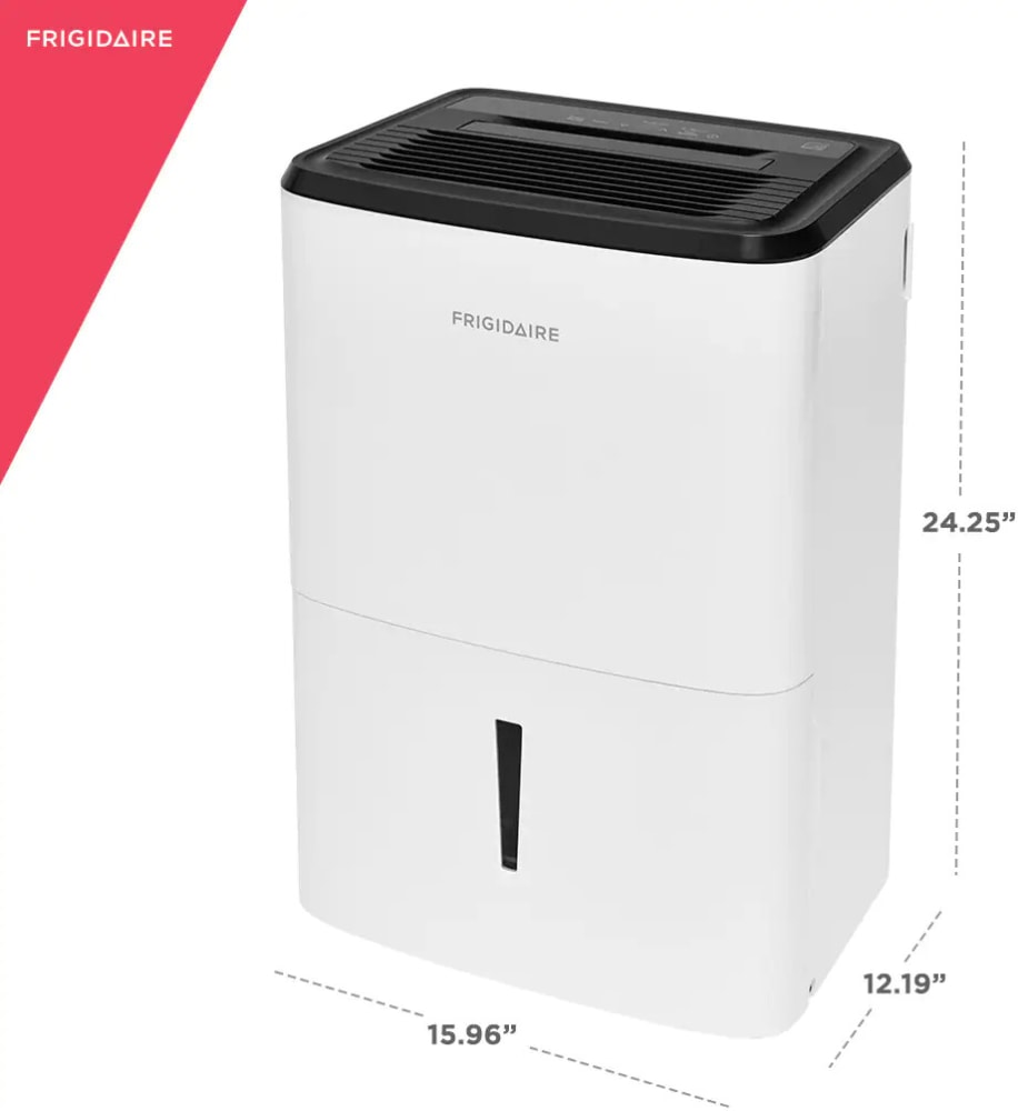 Frigidaire FFAP5033W1 Dehumidifier with 50 Pint Capacity, BuiltIn Pump