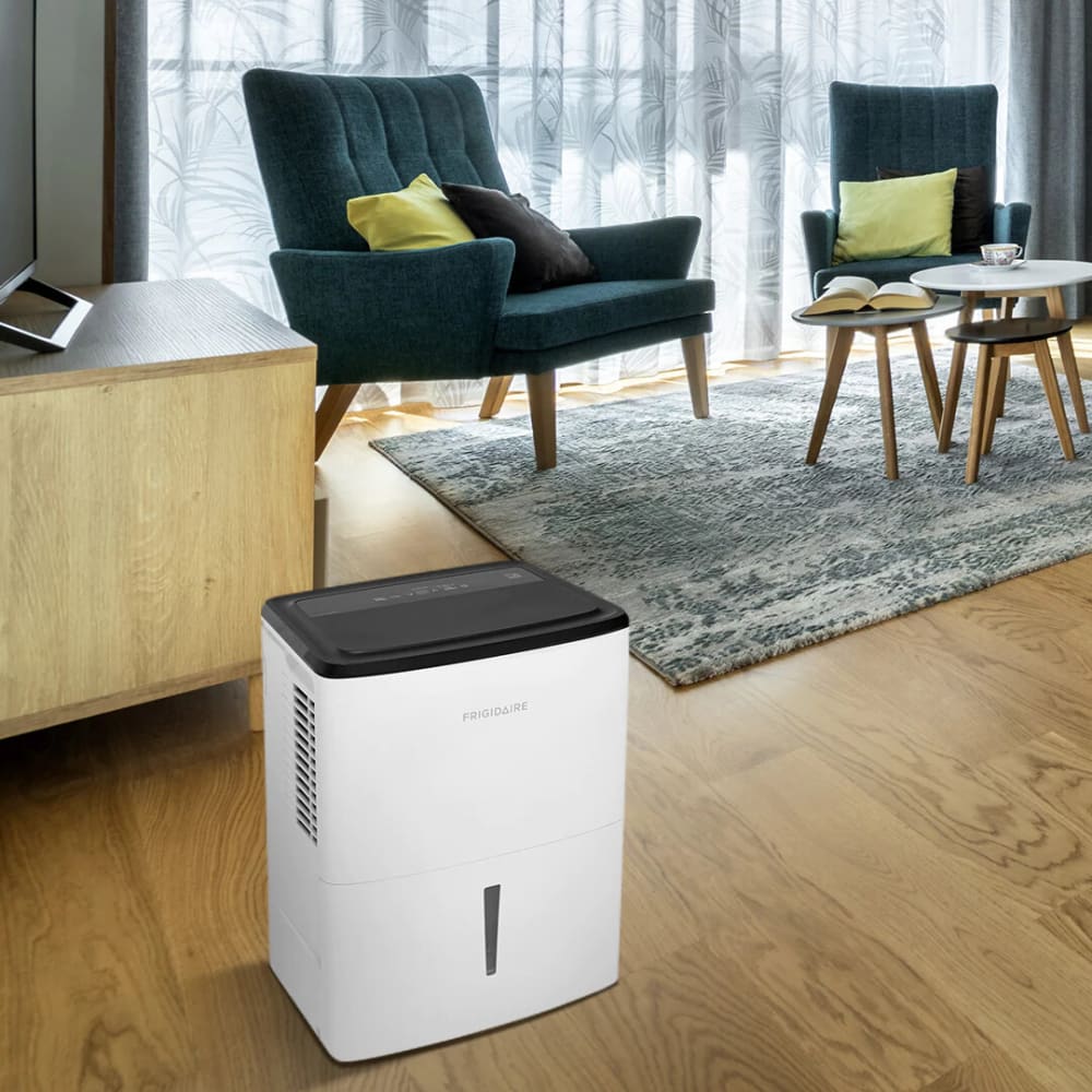 Frigidaire FFAP5033W1 Dehumidifier with 50 Pint Capacity, BuiltIn Pump