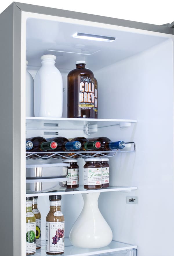 Summit FFBF192SS 24 Inch Counter Depth BottomFreezer Refrigerator with