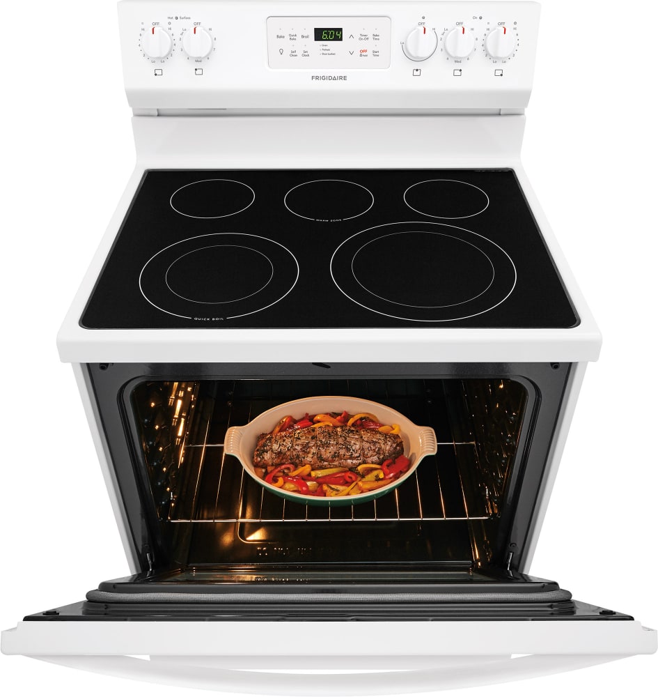 Frigidaire FFEF3056TW 30 Inch Freestanding Electric Range with