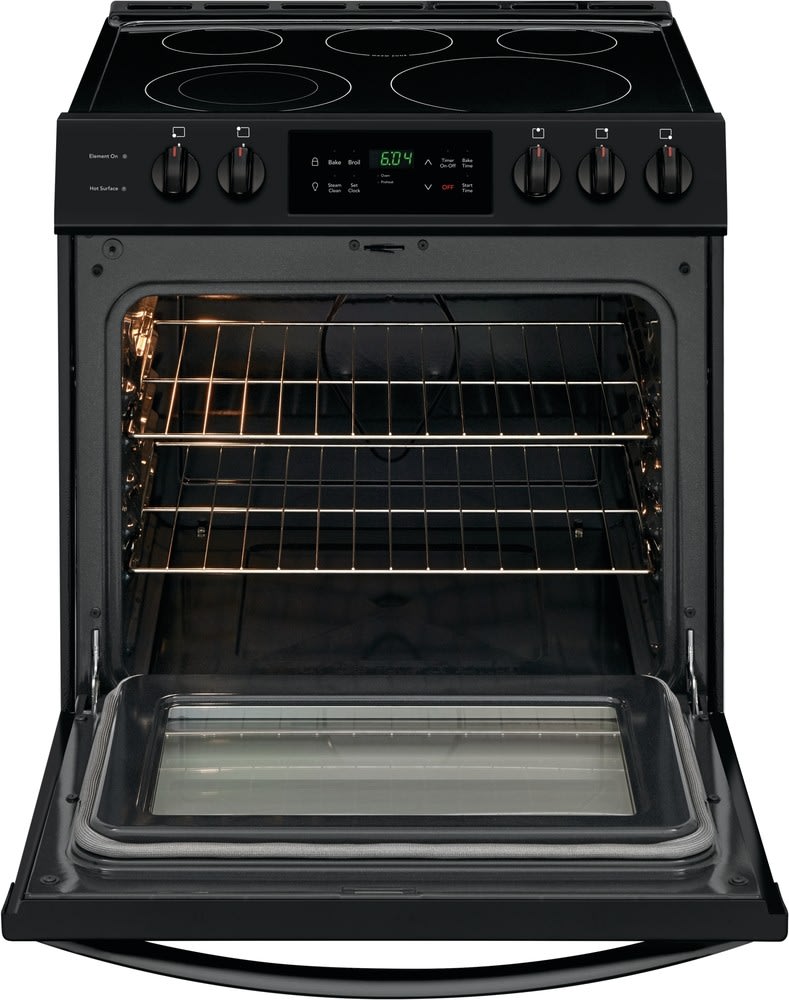 Frigidaire FFEH3054UB 30 Inch Front Control Electric Range with 5