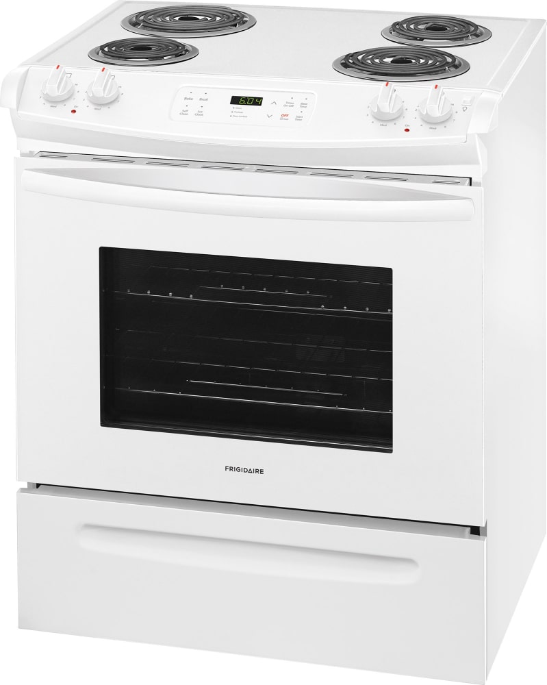 Frigidaire FFES3016TW 30 Inch SlideIn Electric Range with StoreMore