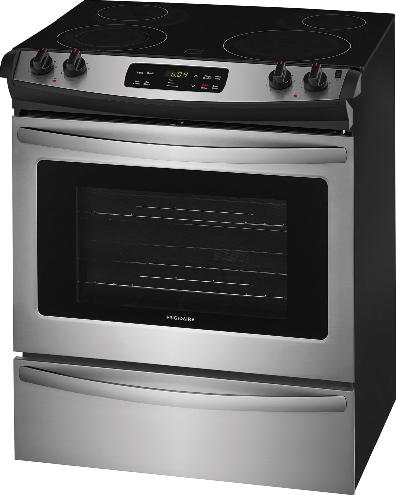 Frigidaire FFES3026TS 30 Inch SlideIn Electric Range with SpaceWise