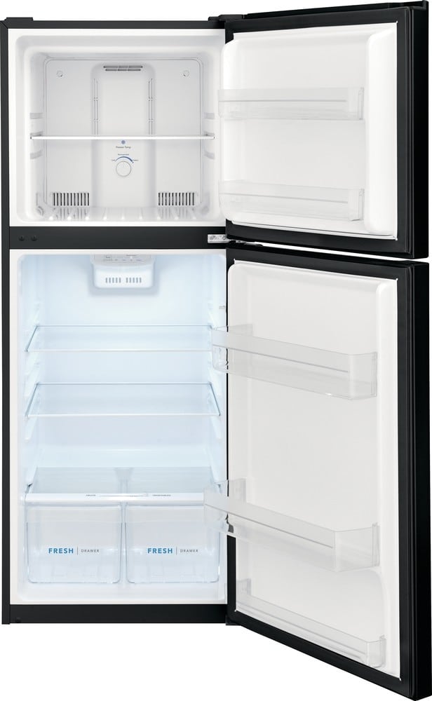 Frigidaire FFET1222UB 24 Inch Top Freezer Refrigerator with 11.6 cu. ft ...