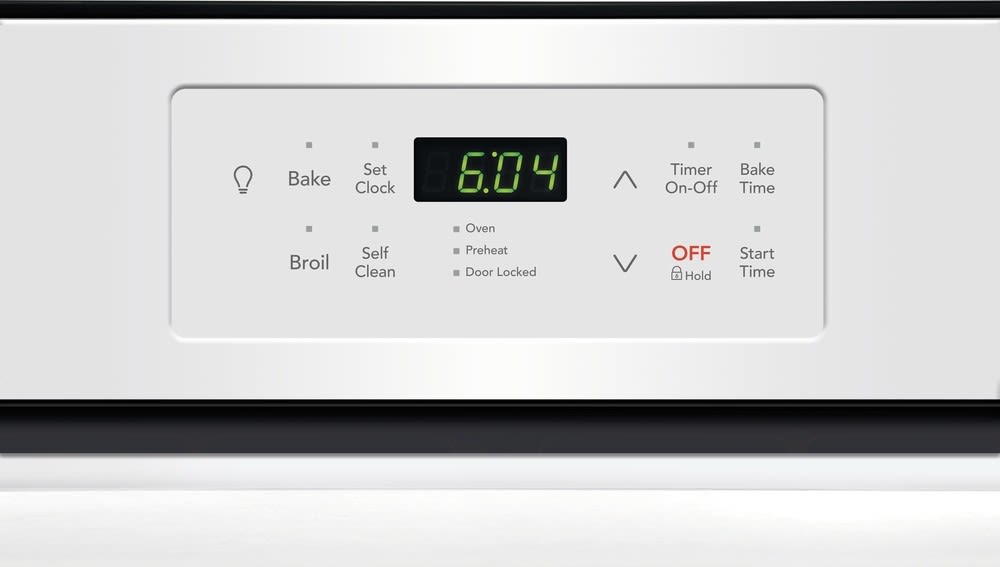 Frigidaire Ffew2426uw 24 Inch Single Electric Oven With Vari Broil Temperature Control Quick Clean Oven Rack Handles Auto Shut Off And 3 3 Cu Ft Capacity White