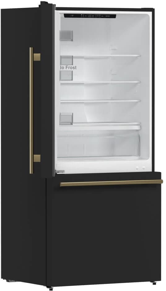 MLJ Forno FFFFD178631BLK 31 Inch Freestanding Bottom Mount