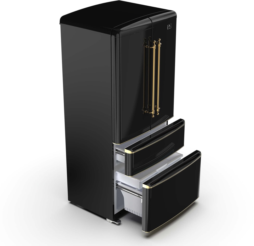 Forno FFFFD179133BLK 33 Inch Freestanding 4-Door French Door