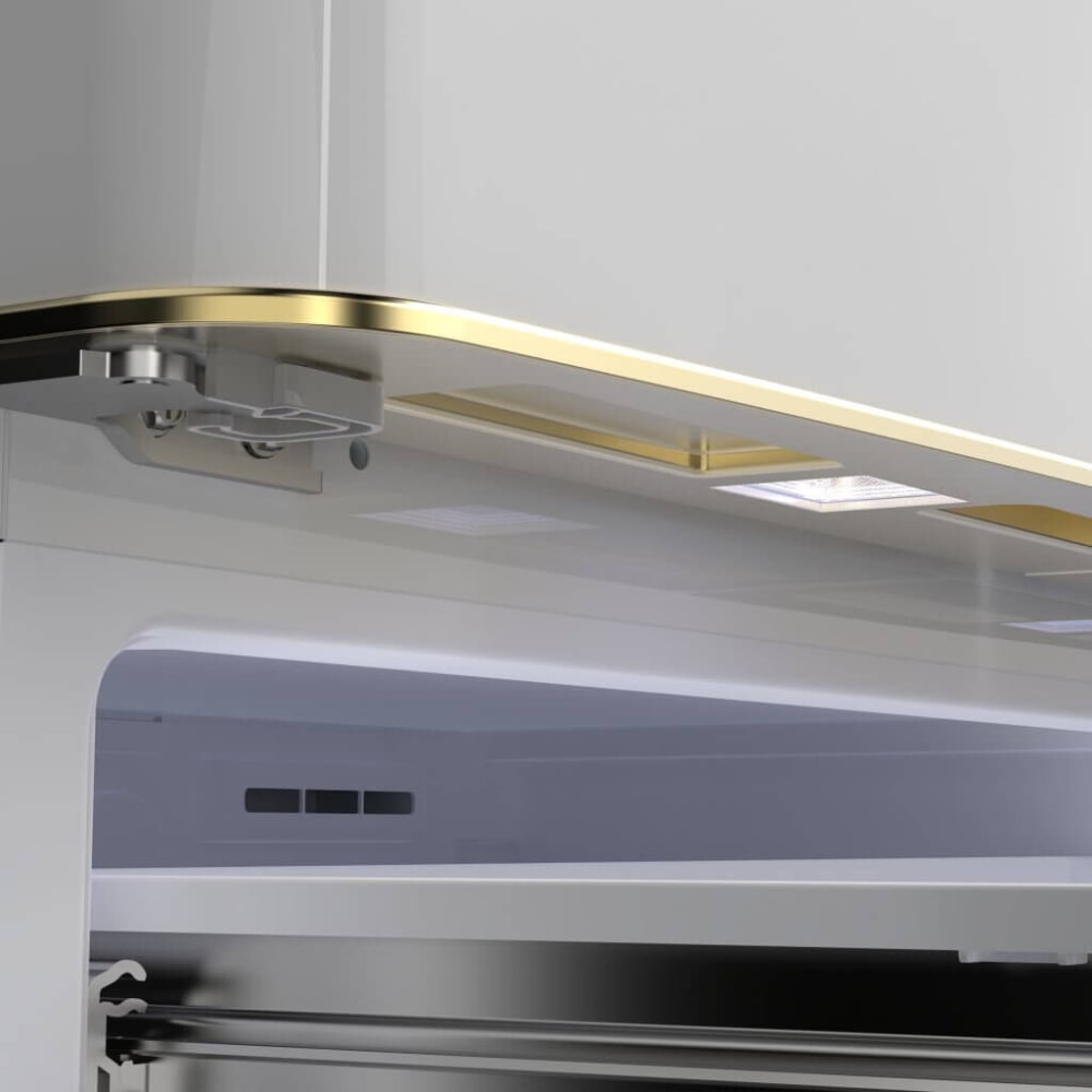 Forno FFFFD179133WHT 33 Inch Freestanding 4-Door French Door