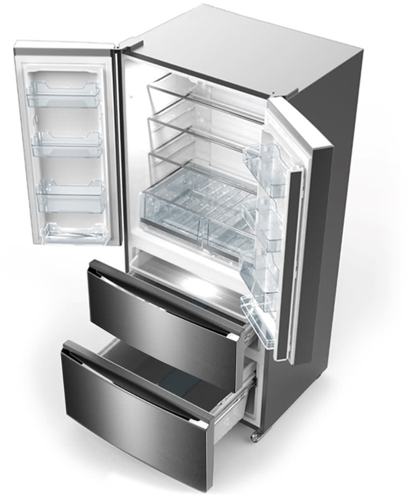 Forno FFFFD190733SB 33 Inch Counter Depth French 4Door Refrigerator