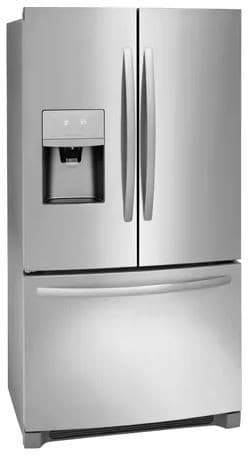 Frigidaire FFHD2250TS 36 Inch Counter Depth French Door Refrigerator with 22.5 cu. ft. Capacity, Effortless™ Glide Crispers, Store-More™ Shelves & Bins, Cool-Zone™ Drawer, Even Temp™, PureSource Ultra® II, ENERGY STAR®, and Star-K Certified: Stainless Steel
