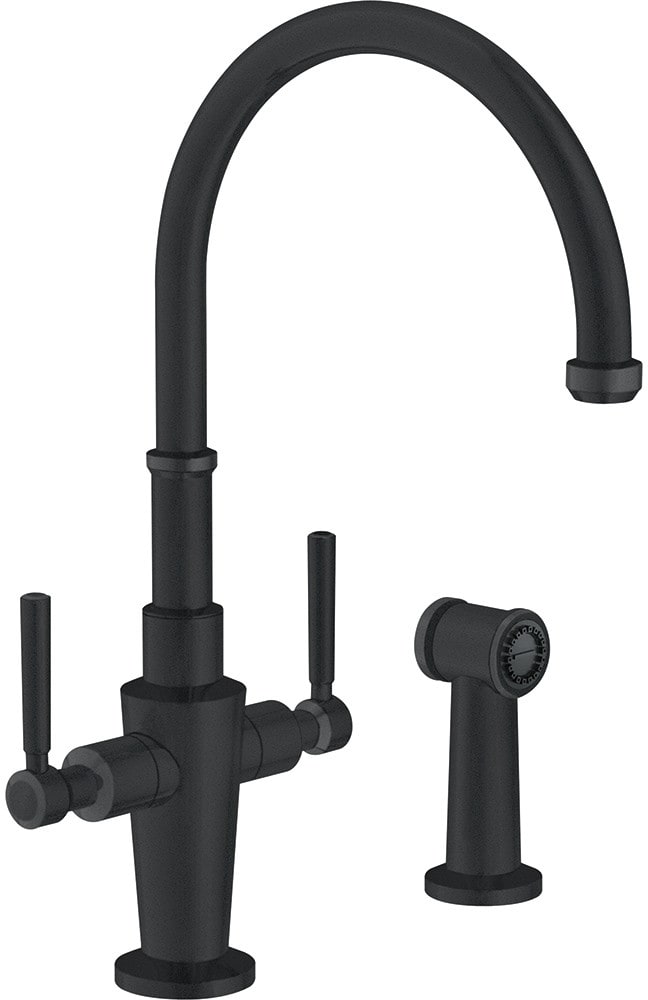 Franke FFS5220 Single Hole Kitchen Faucet and Sidespray with Dual