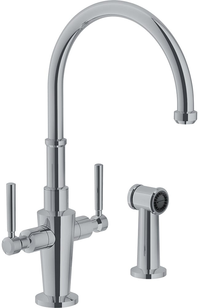 Franke FFS5270 Single Hole Kitchen Faucet and Sidespray with Dual