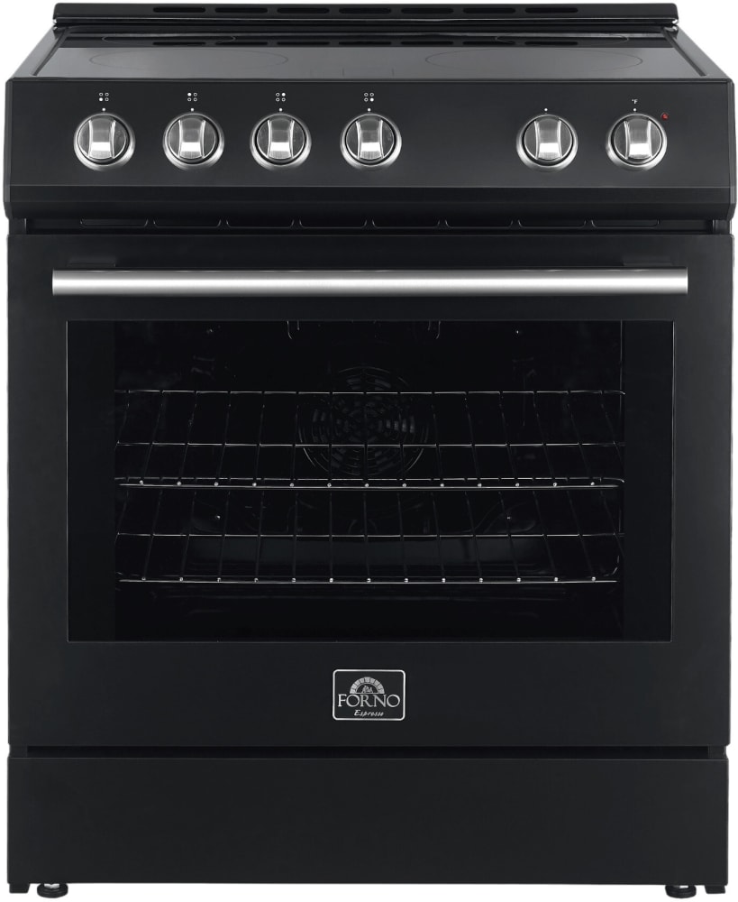 Forno FFSEL601230BLK 30 Inch Slide-In Electric Range with 4