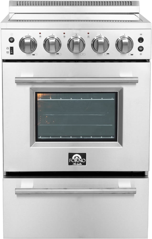 Forno 20-Inch Pallerano Electric Range With 4 Burners In Stainless