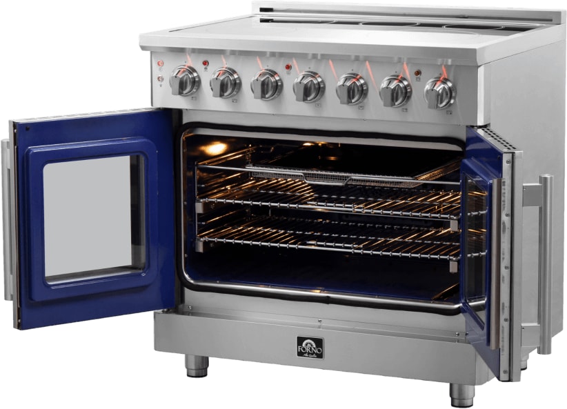 全国送料無料ギフト French Freestanding FFSEL695536 Forno Door Range Electric ひざ丈ワンピース