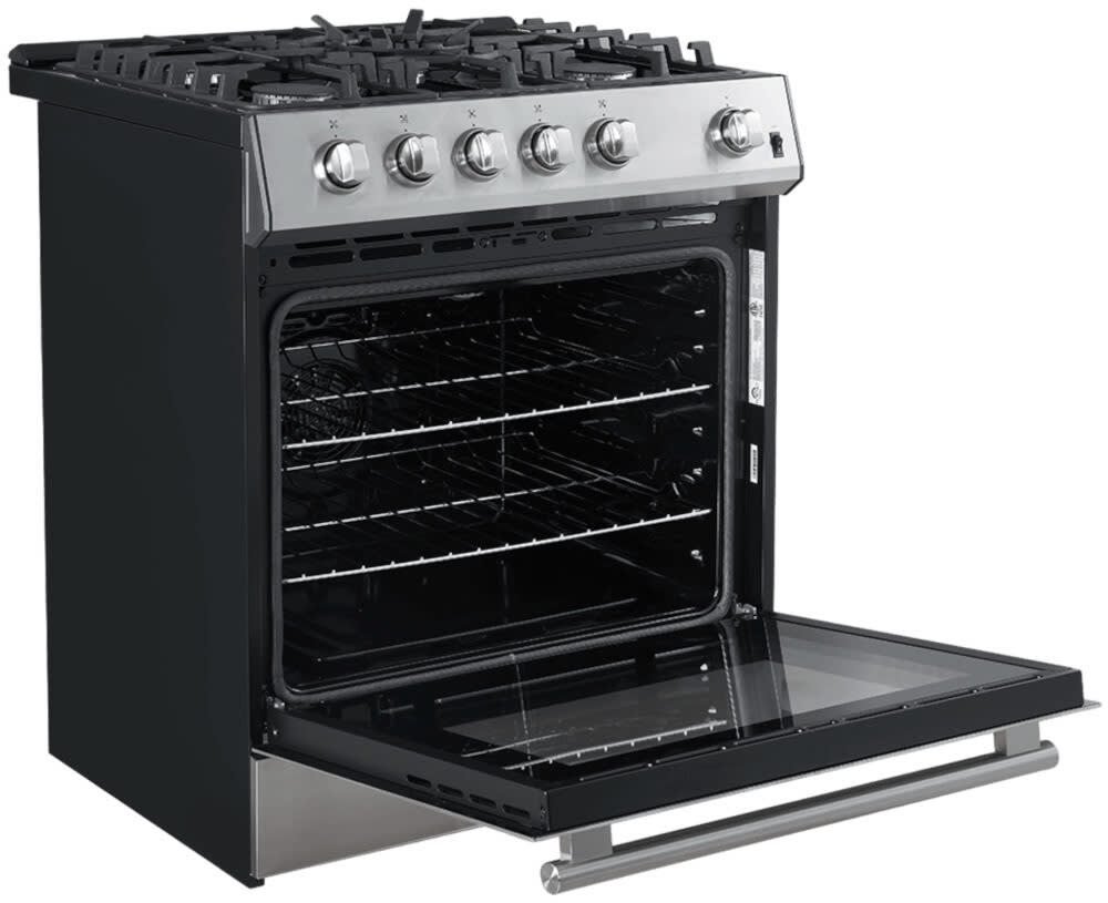 Forno FFSGS111630 30 Inch Slide-In Gas Range with 5 Sealed Burners