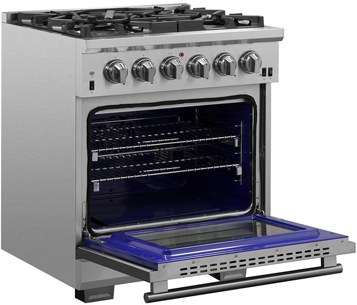 Forno FFSGS626030 30 Inch Capriasca Professional Gas Range with 5
