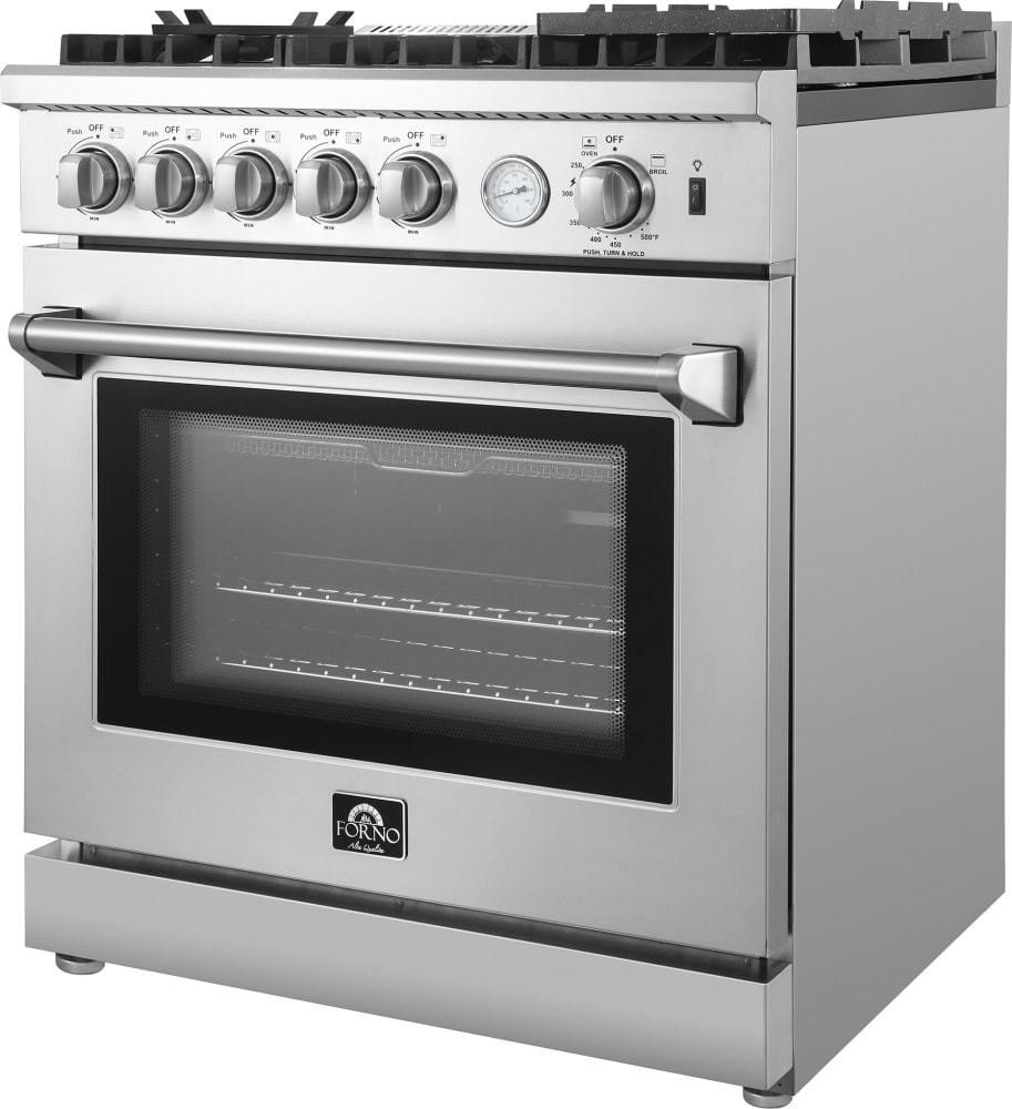 Forno FFSGS627630 30 Inch Freestanding Gas Range with 5 Sealed