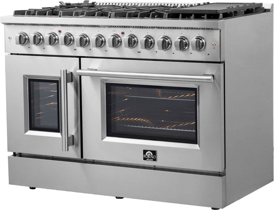 Forno FFSGS635648 Freestanding French Door Dual Fuel Range with