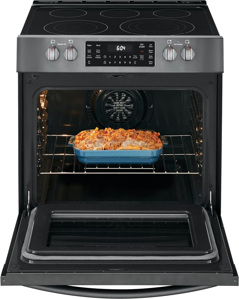 Frigidaire FGEH3047VD 30 Inch Front Control Electric Range with 5.4 Cu