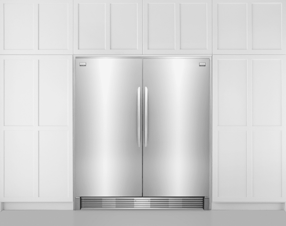 Frigidaire FRREFR1 Side-by-Side Column Refrigerator & Freezer Set with 32  Inch Refrigerator and 32 Inch Freezer in Stainless Steel