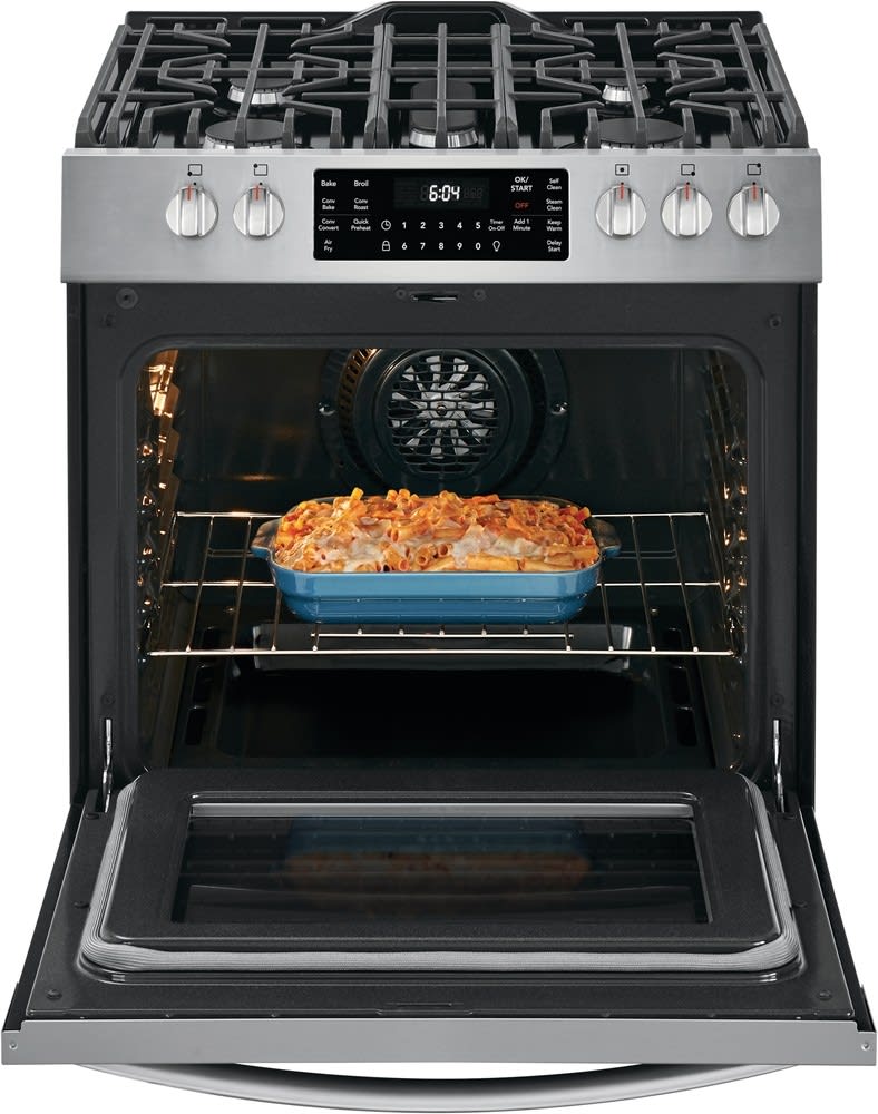 Frigidaire FGGH3047VF 30 Inch Front Control Gas Range with 5 Burners, 5
