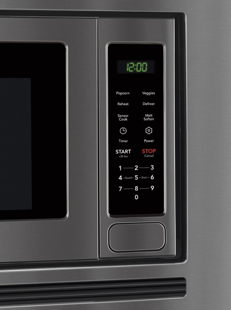 Frigidaire Fgmo206ntd 2 0 Cu Ft Built In Microwave With One Touch Frigidaire Gallery Series Fgmo206ntd Controls View