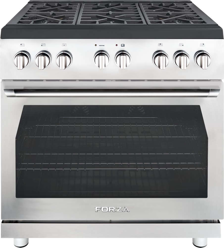 Forza FR366SE 36 Inch Freestanding Professional Gas Range with 6