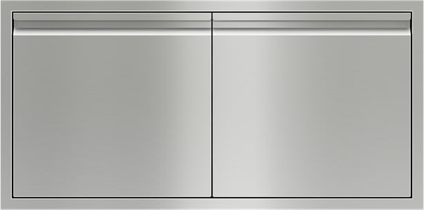 Wolf 827602 42 Inch Stainless Steel Double Access Doors with Rust