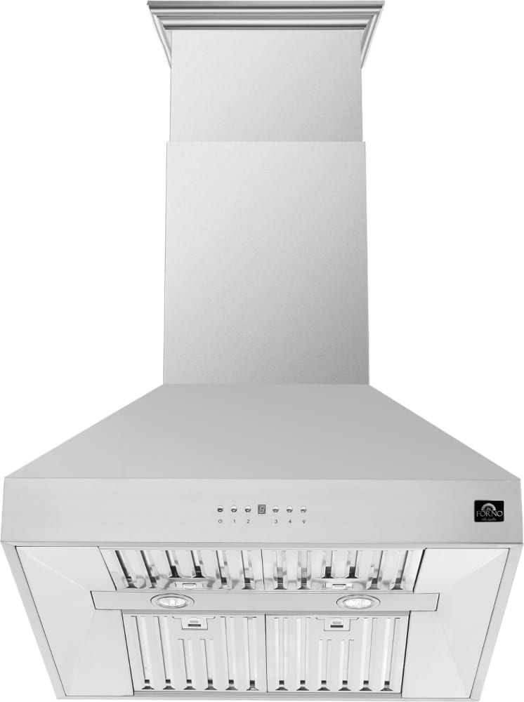 Forno FRHIS512936 Island Mount Range Hood with 4-Speed, Touch
