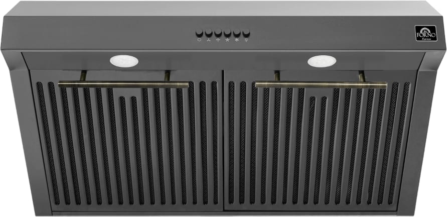 Forno FRHUC525530BLK 30 Inch Under Cabinet Range Hood with 4-Speed
