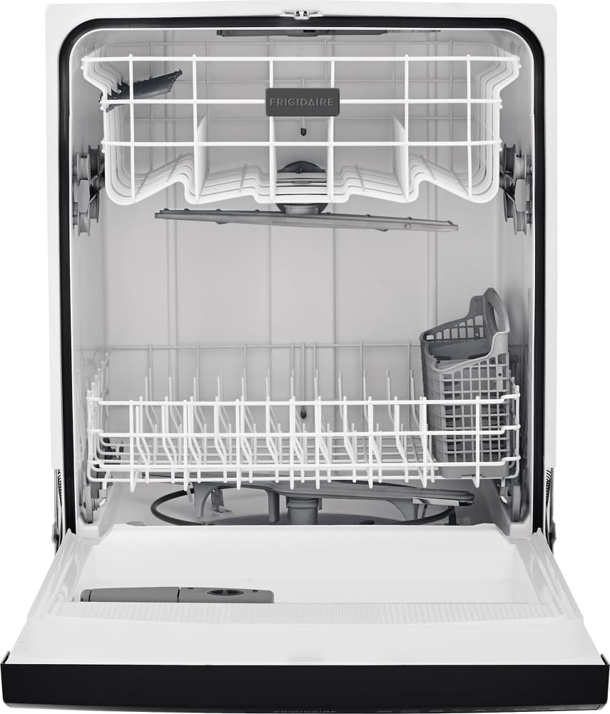 Frigidaire FFBD2411NS Full Console Dishwasher with 14-Place Setting  Capacity, NSF-Certified Sanitize Cycle, 2-6 Hour Delay Wash, SpaceWise  Silverware Basket, Self-Cleaning Filter, Ready-Select Controls, Silence  Rating of 55 dBA and ENERGY STAR: Stainless