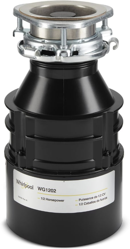 Whirlpool WG1202XH 1/2 HP Continuous Feed Waste Disposer