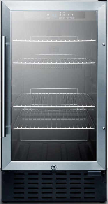 公式写真Ａ Summit SCR1841BCSSADA 18 Inch Built-In Beverage Center with 2.7 Cu