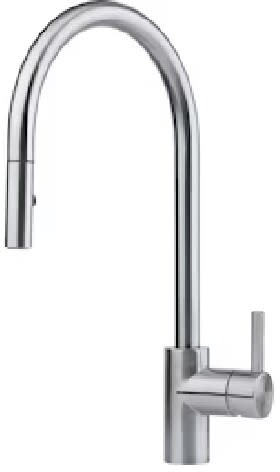 Franke EOSPD316 17 Inch Single Handle Pull Down Kitchen Faucet