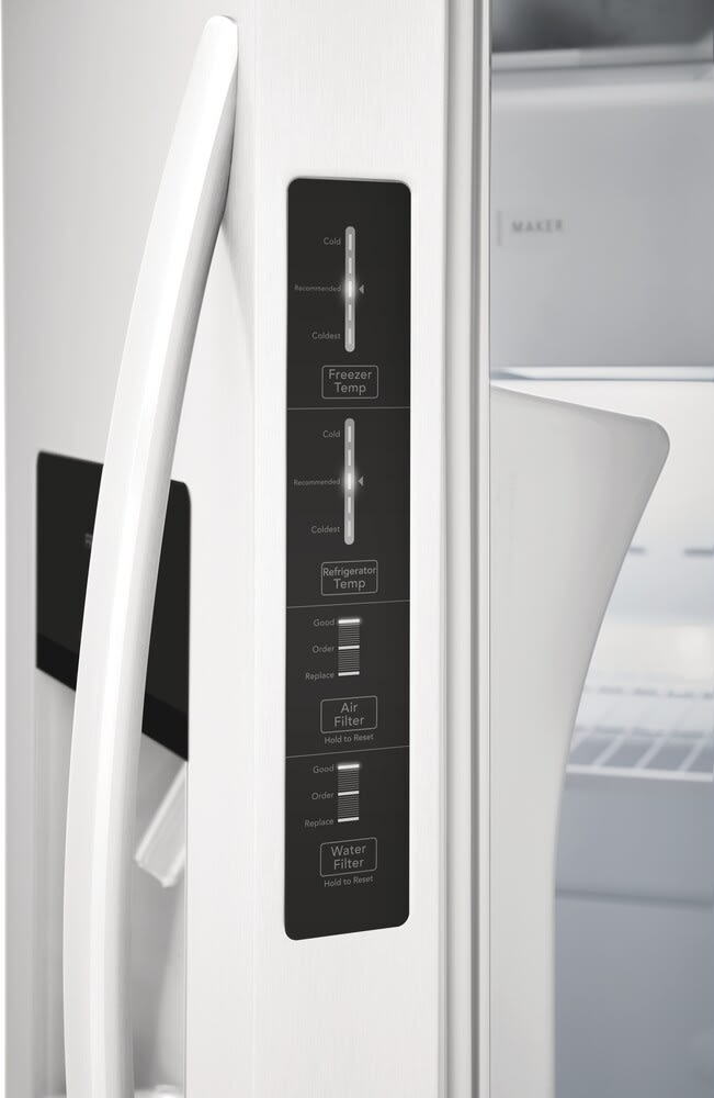 Frigidaire FRSS2623AW 36 Inch Side by Side Refrigerator