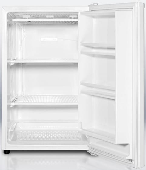 Summit FS603 5.0 cu. ft. Compact Freezer with Fixed Wire Shelves, 3 ...