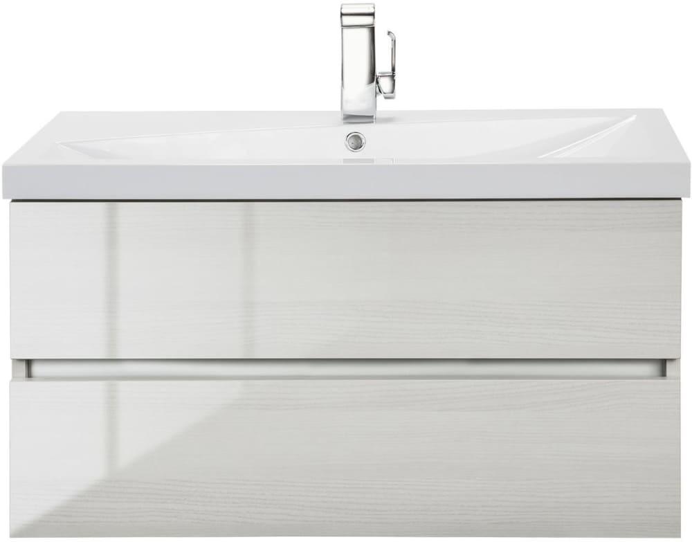 Cutler Kitchen Bath Fvwhiteb36 36 Inch Sangallo Collection Wall Mount Single Sink Vanity With 2 Soft Close Drawers Cultured Marble Top And Functional White Birch - 36 Bathroom Vanity With Sink Top Views