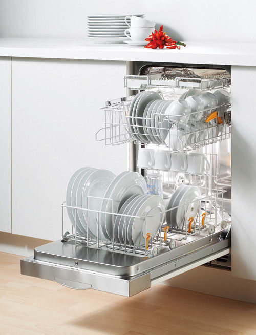 Miele G1202SCIWHWH 18 Inch Full Console Dishwasher with 6 Wash Programs