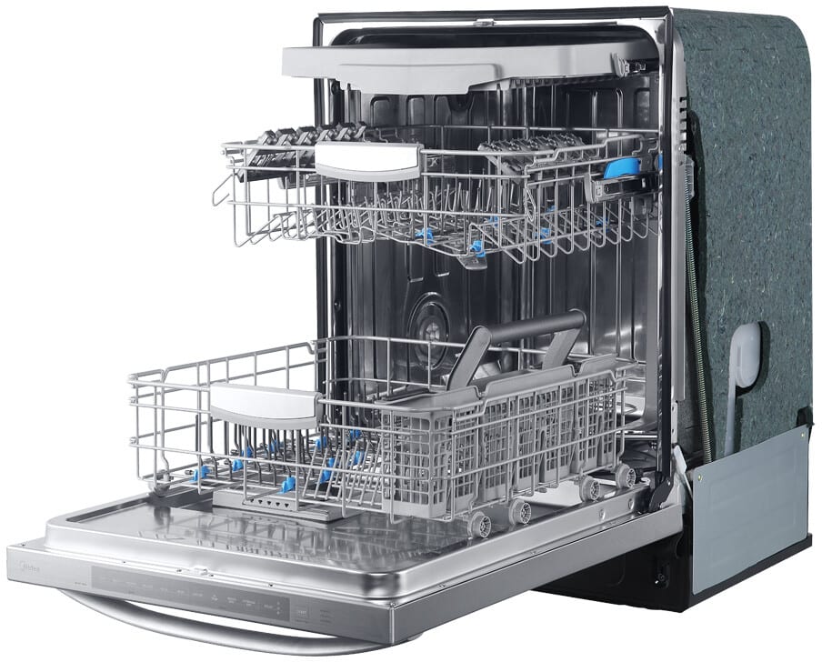 Midea MDT24H3AST 24 Inch Fully Integrated Dishwasher with 14 Place