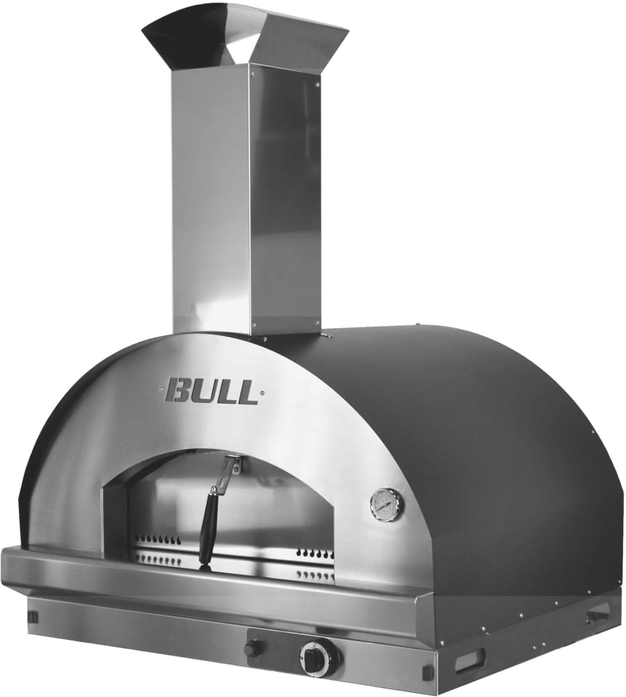Bull 77650 39 Inch Outdoor Gas Fired Pizza Oven with 36,000 BTU, Dome