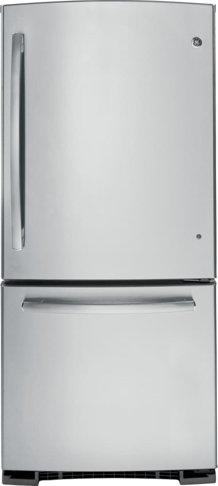 Ge stainless steel refrigerator bottom freezer on sale