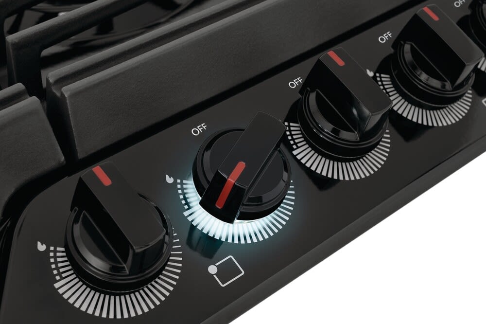 Frigidaire GCCG3048AB 30 Inch Gas Cooktop with 5 Sealed Burners, 18,000