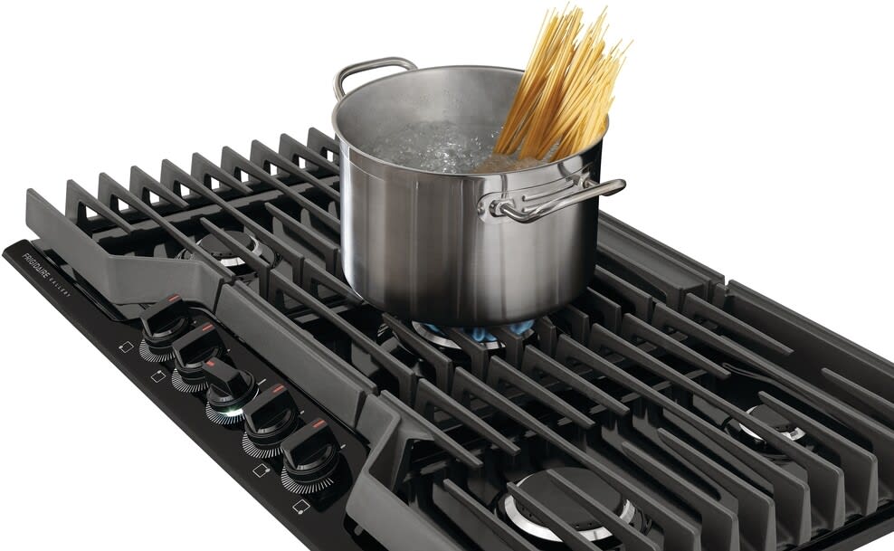 Frigidaire GCCG3648AB 36 Inch Gas Cooktop with 5 Sealed Burners, Quick